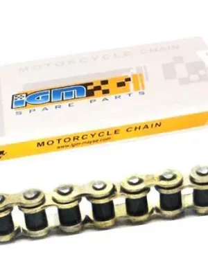 Neue Ware Kette Gold 420 x 130 Glieder Honda CB CY C MSX Rieju RR RRX Cross SM Spike 50 80 90 Mofa Moped Mokic