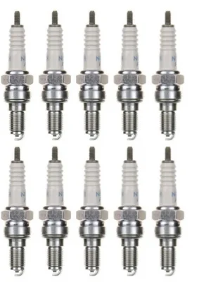 10x Zündkerze CR8EH-9 Zündkerzen Set 10 Stück 10er Pack für Motorrad / Roller Mega-Angebot
