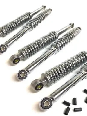 6x Stoßdämpfer 320mm Chrom Tieferlegung Set 32cm für Simson Duo Günstig