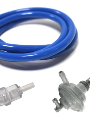 Sonderangebot Benzinhahn Benzinfilter Benzinschlauch Blau Piaggio TPH Sfera NRG, Peugeot Speedfight, Yamaha Aerox