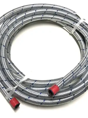 5 Meter Kraftstoffschlauch Stahlflex Benzinschlauch Ø 6 x 10mm für Mofa Moped Mokick Preis Gesenkt