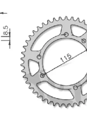 Kettenrad Ritzel 420 50 Zähne für Gilera GSM 50 & weitere 50ccm Sichere Zahlung
