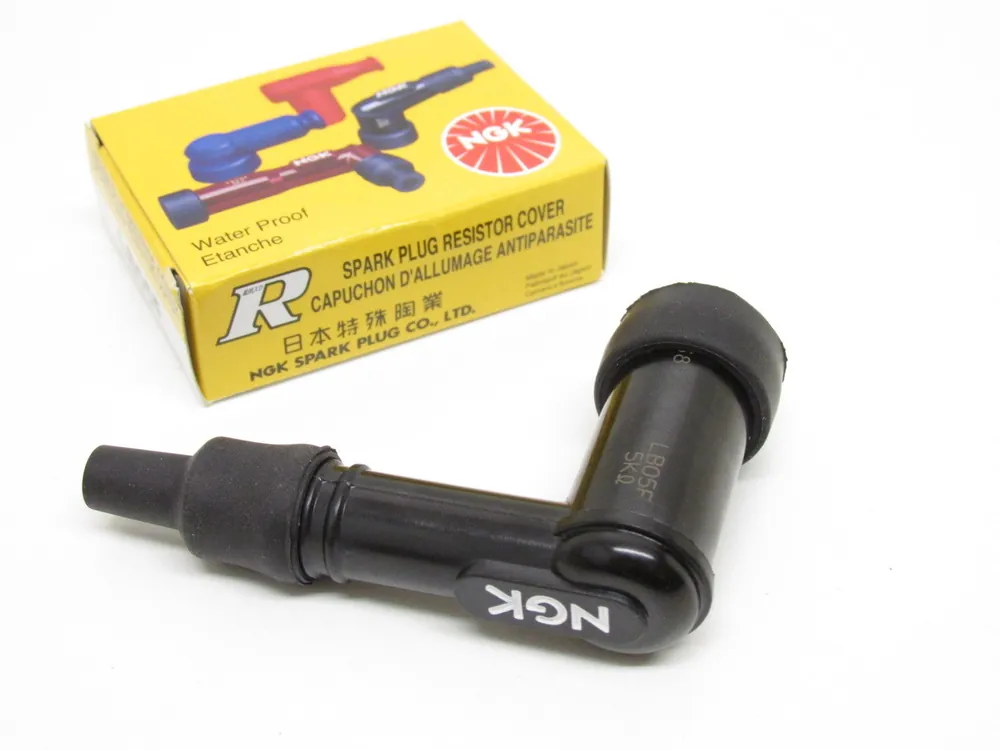 Nur Für Kurze Zeit NGK Zündkerzenstecker LB05F 90° für Mofa, Moped & Roller