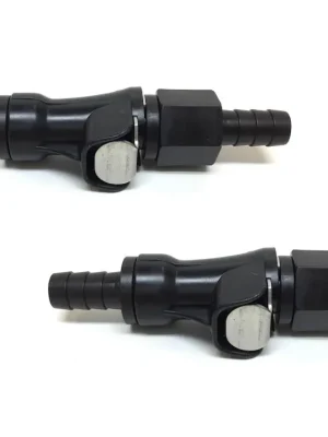 2x Benzinschlauch Kupplung Schnellverschluss 6mm Schlauch Verbinder Universal Neu Im Sortiment