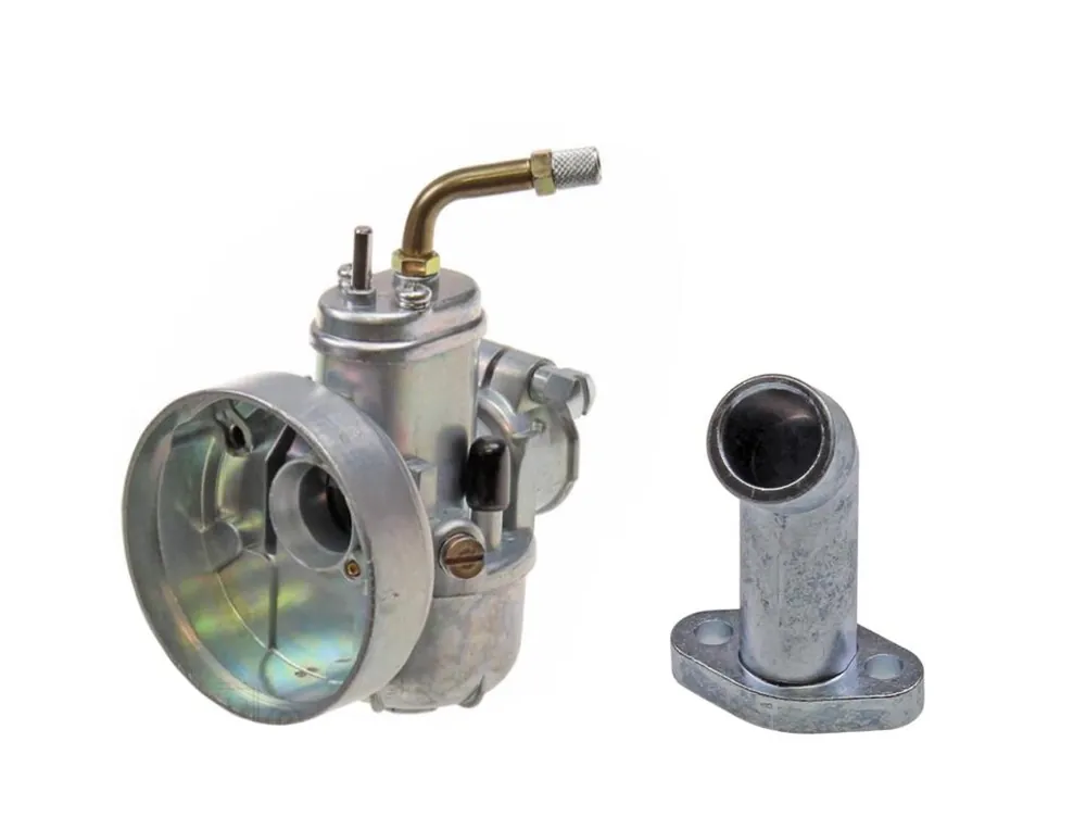 17mm Vergaser + Ansaugstutzen Kit für Puch Monza 1/17/54 Bing Nachbau Letzte Chance