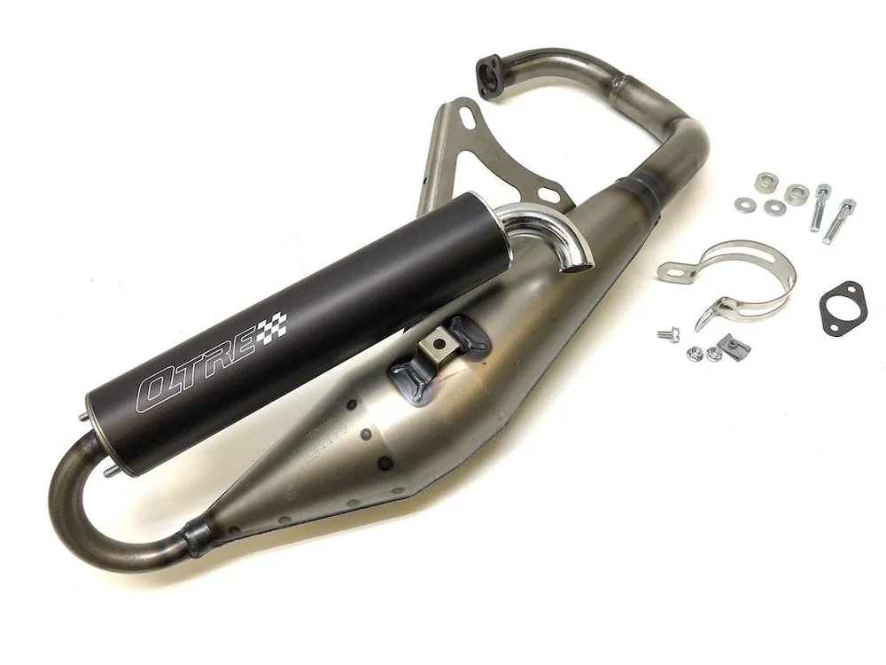 Tecnigas Q-TRE Auspuff Sportauspuff für Aprilia Amico SR 50, MBK Booster, Yamaha BWs Bestseller