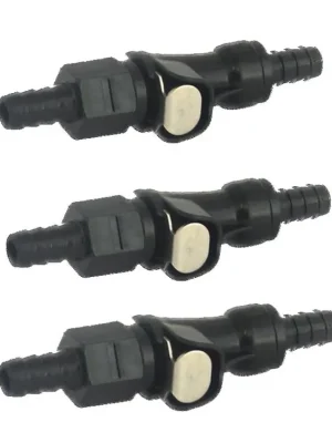 3x Benzinschlauch Schnelltrennkupplung 8mm Universal Schlauch Verbinder Kupplung Letzte Chance