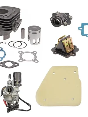 Zylinder Vergaser Luftfilter Ansaugstutzen Set für CPI Keeway Sachs 50 2T Günstig