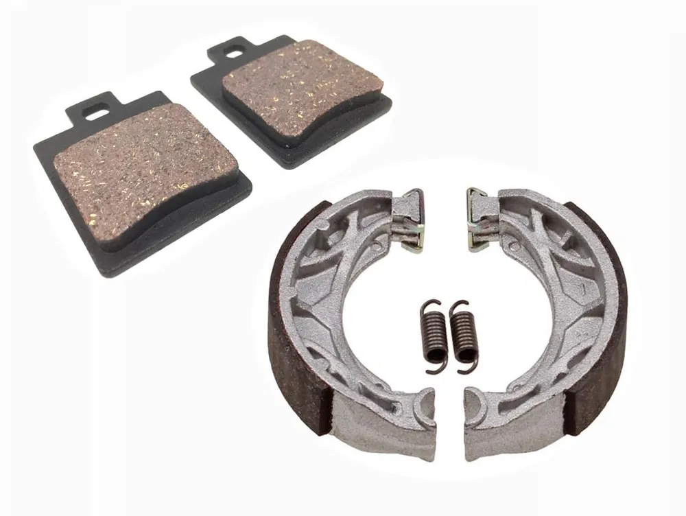 Abverkauf Bremsbeläge + Bremsbacken Set für Piaggio, Vespa, Runner, Zip, NRG, Stalker