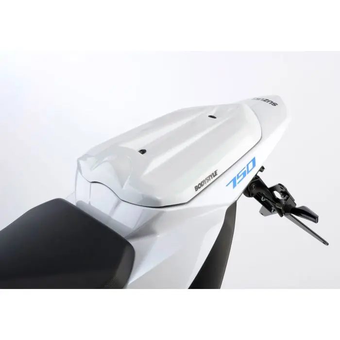Jetzt Kaufen BODYSTYLE Sportsline Sitzkeil weiß Pearl Glacier White, YWW ABE passt für SUZUKI GSR 750(11-16)