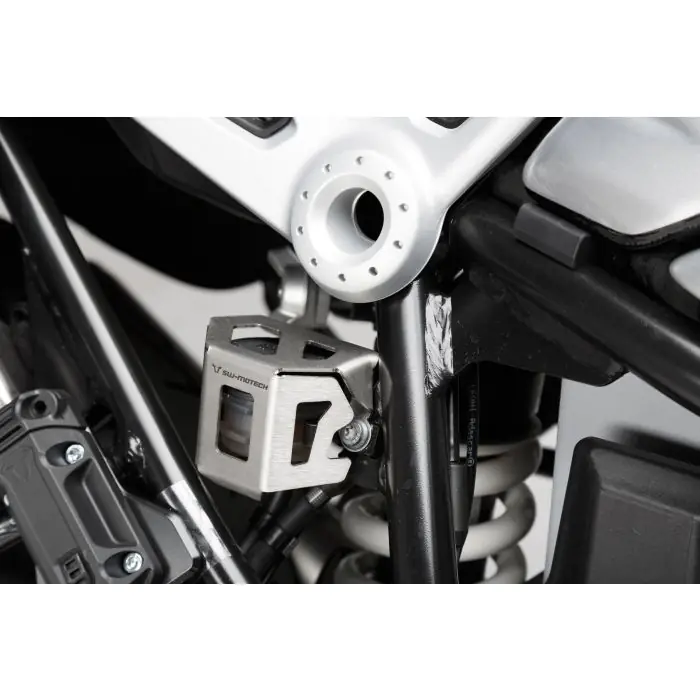 SW-Motech Bremsflüssigkeitsbehälter-Schutz Silbern passt für BMW R nineT Modelle(14-) Highlight