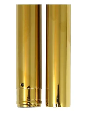 Nur Heute CC-Eng 2 Standrohre, Gold, 39mm, OEM Länge, 24,25", f. Harley-Davidson XL, FXR, FXD 87-18