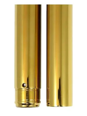CC-Eng. 2 Standrohre, Gold, 41mm, 4" over, 24,25", f. Harley-Davidson Big Twin 00-17 Sonderangebot