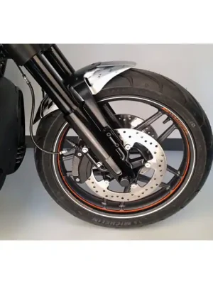 Must-Have Cultwerk Gabel Cover oben, Schwarz, für Harley Davidson V-Rod 12-17