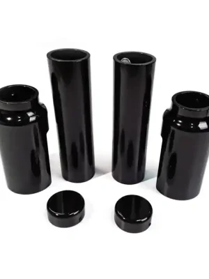 Cultwerk Gabel Cover komplett, Schwarz, für Harley Davidson V-Rod 02-06 Direktkauf