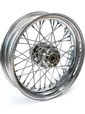 Wochenendangebot Speichenrad hinten Chrom, 4,5x17", für Harley-Davidson FXD, FXDWG 12-17 m. ABS