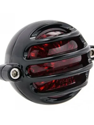 Motone Rücklicht Lecter Schwarz, LED, für Harley-Davidson mit TÜV! Preis Gesenkt