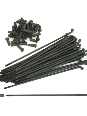 Preisreduziert Samwel 18" Speichen, Schwarz 40 Stück f. Harley-Davidson WL 35-52 Big Twin 30-48