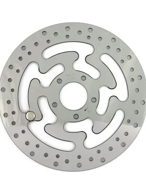 Zertifiziert Bremsscheibe 300mm gelocht, hinten, Edelstahl, für Harley-Davidson Touring 08-24