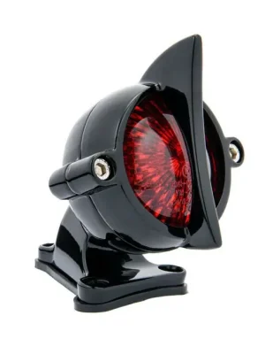 Neue Ware Motone Rücklicht Cuda mit Halter, Schwarz, LED, für Harley-Davidson mit TÜV!