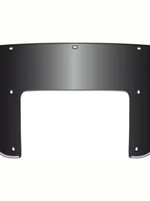 National Cycles Heavy Duty Lower Windshield, schwarz, für Harley-Davidson 7-Loch Sonderangebot