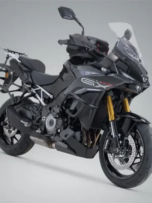 Neue Ware SW-Motech PRO Seitenträger Schwarz. Suzuki GSX-S1000GX (23-).