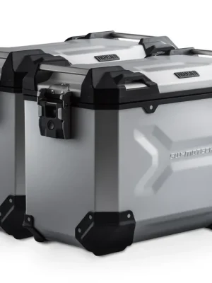 SW-Motech TRAX ADV Alukoffer-System Schwarz. 45/45 l. Suzuki DL 650 (16-). Geprüft