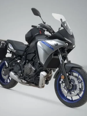 Bestseller SW-Motech TRAX ADV Alukoffer-System Schwarz. 45/45 l. Yamaha MT-07 Tracer (16-).