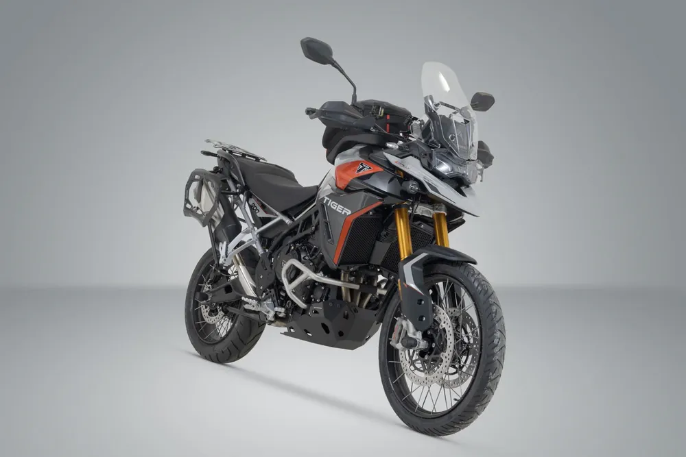 Letzte Chance SW-Motech PRO Seitenträger Schwarz. Triumph Tiger 900 GT/GT Pro/Rally Pro.