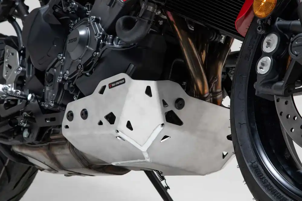 SW-Motech Motorschutz Silbern. Yamaha Tracer 9 / GT (20-) / GT+ (22-). Neuheit