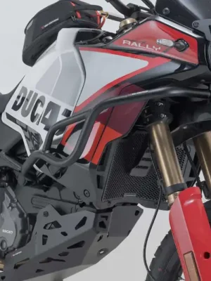 Begrenztes Angebot SW-Motech Sturzbügel Schwarz. Ducati DesertX (22-) / Rally (23-).