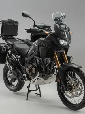 Neuheit SW-Motech Adventure Set TRAX ADV Silbern. Honda CRF1000L Africa Twin (15-17).