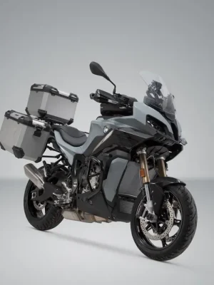 SW-Motech Adventure Set TRAX ADV Silbern. BMW S 1000 XR (19-). Neue Kollektion