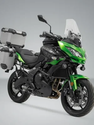 Top-Seller SW-Motech Adventure Set TRAX ADV Silbern. Kawasaki Versys 650 (14-).