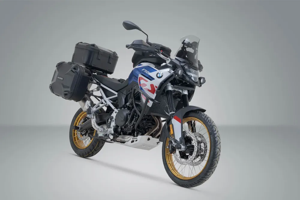 Finale Aktion SW-Motech Adventure Set DUSC mit Topcase L Schwarz. Triumph Tiger 800 Modelle (10-).