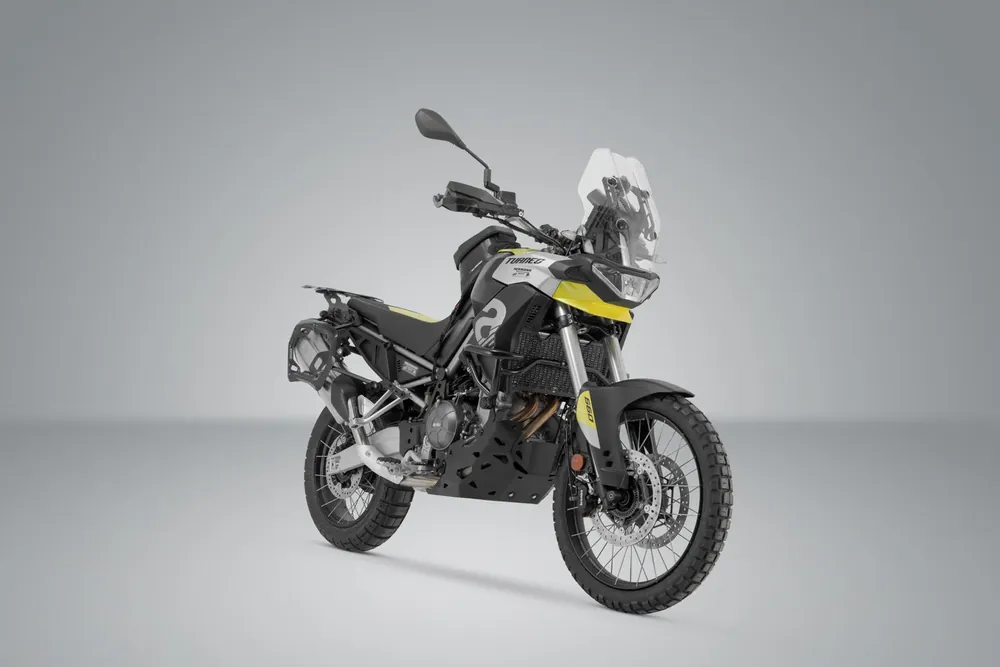 Expressversand SW-Motech Adventure Set DUSC mit Topcase L Schwarz. Aprilia Tuareg 660 (21-).