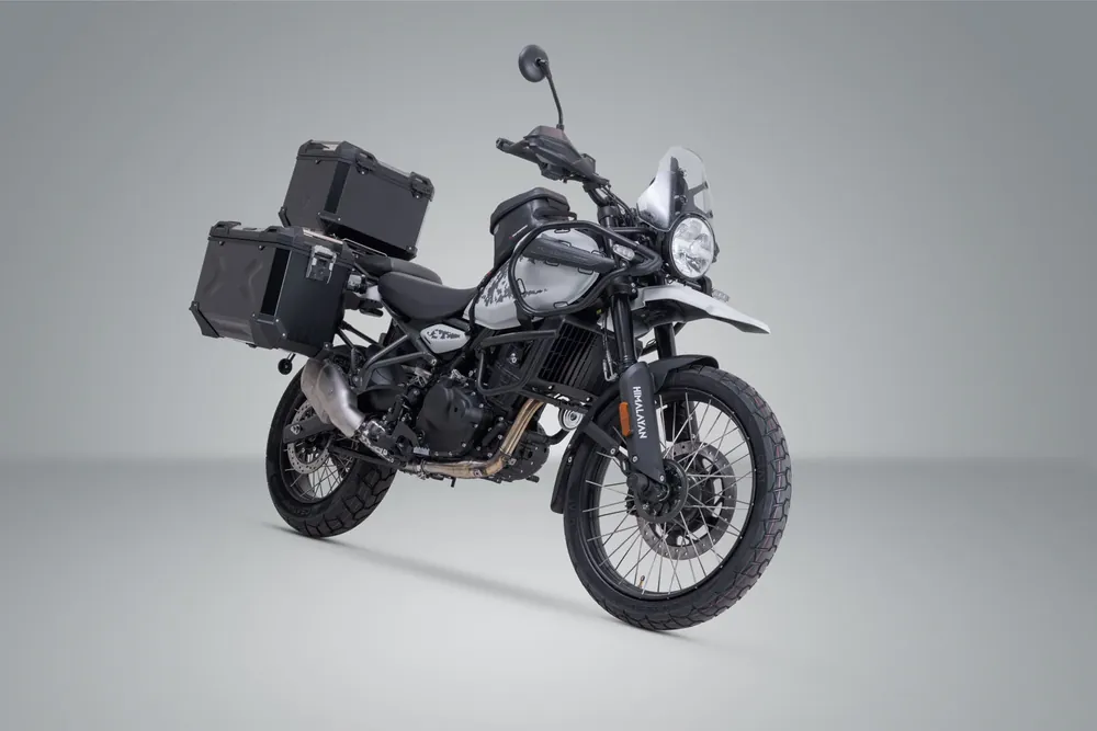 Nur Heute SW-Motech Adventure Set TRAX ADV Schwarz. Royal Enfield Himalayan 450 (23-).