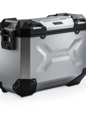 Neu Im Sortiment SW-Motech TRAX ADV M Seitenkoffer. Aluminium. 37 l. Links. Silbern.