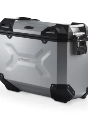 SW-Motech TRAX ADV M Seitenkoffer. Aluminium. 37 l. Rechts. Silbern. Versand Am Gleichen Tag