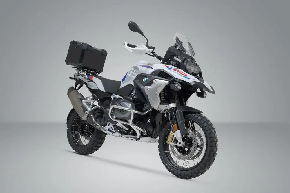 SW-Motech TRAX ADV Topcase-System Schwarz. BMW R 1250 GS / Adv (21-) m. Rallye Sitz. Markenprodukt