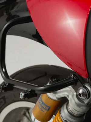 Sonderaktion SW-Motech SLC Seitenträger links Triumph Thruxton 1200/R (16-19), TFC (18-).