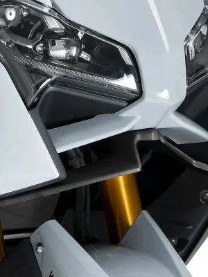 Preiswert PUIG Downforce Naked Front Spoiler mit ABE matt-schwarz passend für Yamaha T-MAX 560 / TECH MAX - Modelle (2025-2026)