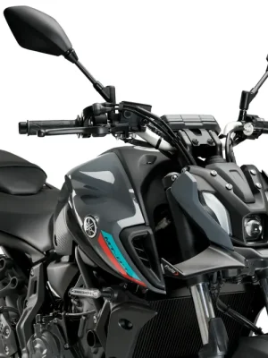 PUIG Downforce Naked Front Spoiler mit ABE matt-schwarz passend für Yamaha MT-07 / PURE - Modelle (2021-2024) Knallerangebot
