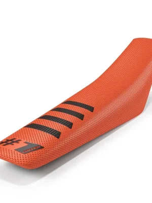 Onegripper - Funda para sillín n.º 1 Ribbed naranja/negro Preisreduziert
