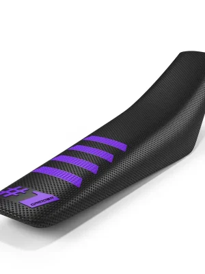 Nur Heute Onegripper - Funda para sillín n.º 1 Ribbed negro/morado