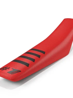 Onegripper - Funda para sillín n.º 1 Ribbed rojo/negro Knallerangebot
