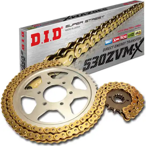 Zertifiziert DID Kettensatz Stahl Yamaha YZF 600 R Thunder Cat (4TV) Bj.1998
