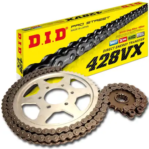 DID Kettensatz Stahl Qingqi QM125GY-2B(BSD) 125 DD Liger Enduro (QM125GY-2B(BSD)) Bj.2008 Letzte Chance