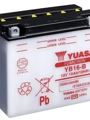 Expressversand Batterie YUASA YB16-B (DC) offen ohne Säure