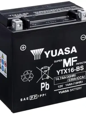 Batterie YUASA YTX16-BS (WC) AGM geschlossen Nur Für Kurze Zeit